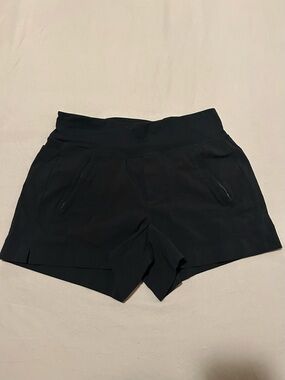 Athleta Black High-Rise Active Shorts